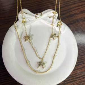 Double Layer Bow Pendent