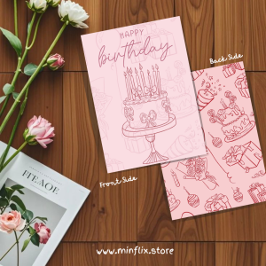 Minimal Birthday Card